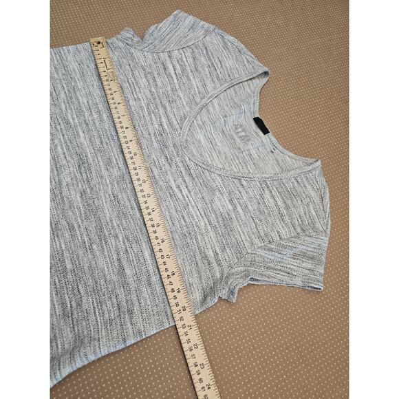 ATM Women's Short Sleeve Long Shirt Medium Beach Coastal Gray - Picture 10 of 10